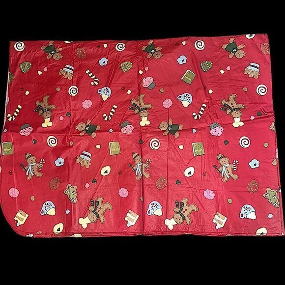 Gingerbread Waterproof Oblong Tablecloth! - Picture 1 of 6